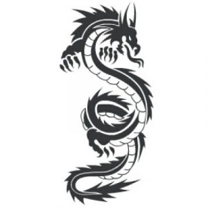 Sticker Dragon Protecteur