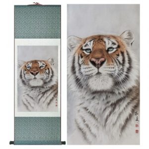 Kakemono Tigre Défenseur Céleste