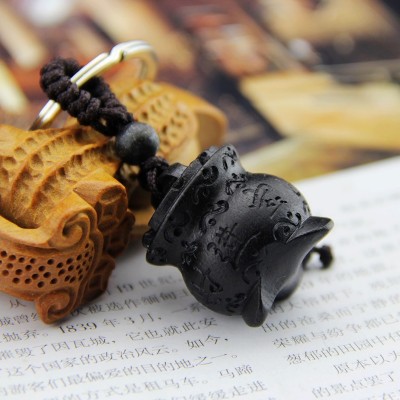 Porte Clés Bol de la Fortune en Ebène – Image 2