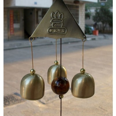 Carillon Médaillon Guan Yin 3 Clochettes – Image 2