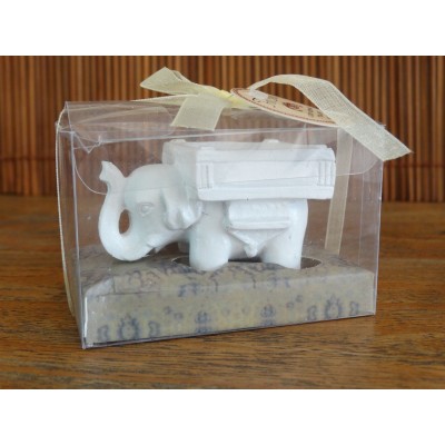 Porte Bougie Eléphant blanc – Image 2