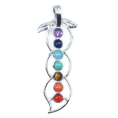 Pendentif Grappe de Raisins des 7 Chakras