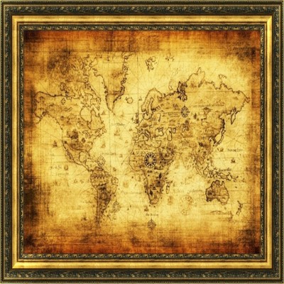 Poster Mappemonde du Vieux Monde – Image 3