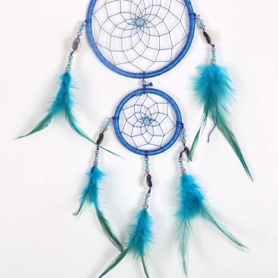 Attrape Rêve Plumes bleues – Image 3