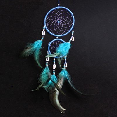 Attrape Rêve Plumes bleues – Image 2