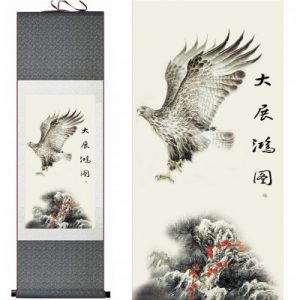 Kakemono Aigle dans la Montagne