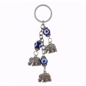 Porte Clés Talisman Eléphants Royaux