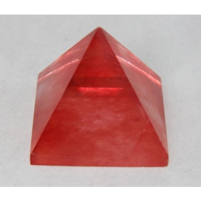 Pyramide de Cristal Rouge Clair 40mm – Image 3