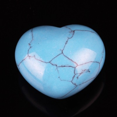 Coeur en Turquoise 30mm