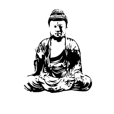 Sticker Bouddha Thaï en Prière – Image 2
