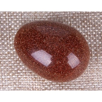 Oeuf en Pierre de Sable marron 40mm – Image 2