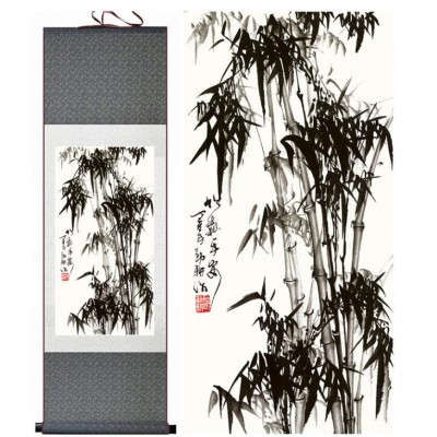 Kakemono Tiges de Bambous Fins