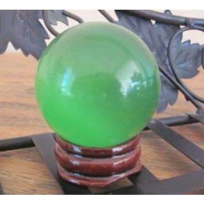 Boule d'Oeil de Chat vert 40mm