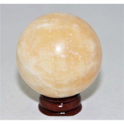 Boule de Jade jaune 55mm