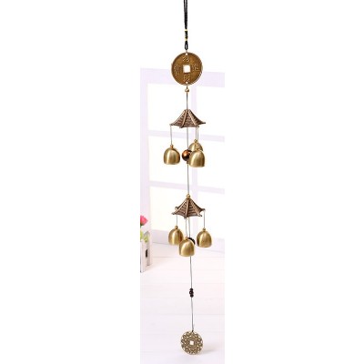 Carillon Pièces de Monnaie Zodiaque 6 Clochettes