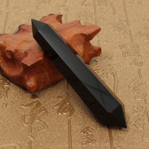 Prisme Chakra en Obsidienne noire
