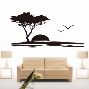 Sticker Arbre dans la Savane