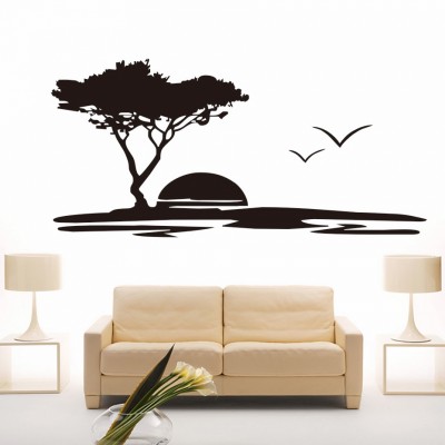 Sticker Arbre dans la Savane