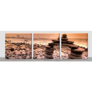Horloge Murale Galets sur la Plage