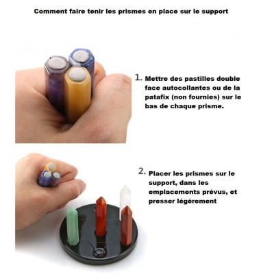 Etoile Sacrée Obsidienne Prismes 7 Chakras – Image 3