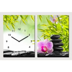 Horloge Murale Bambous de la Fraicheur