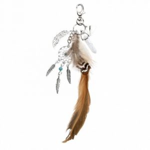 Porte Clés Attrape Rêves Prisme en Howlite