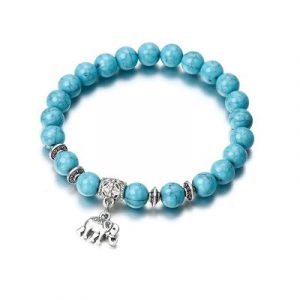 Bracelet Perles Eléphant Protecteur