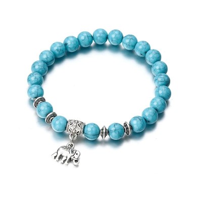Bracelet Perles Eléphant Protecteur
