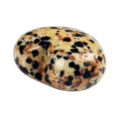 Coeur en Jaspe Dalmatien 30mm – Image 2