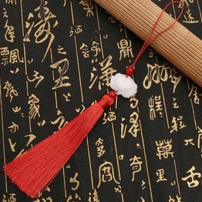Suspension Fleur de Lotus en Jade blanc