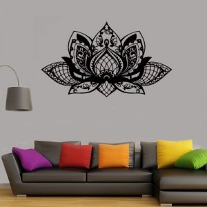 Sticker Lotus Yoga Mandala