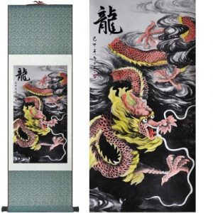 Kakemono Dragon Serpent Sacré