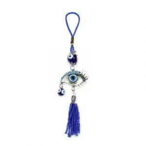 Suspension Talisman Eloigne Mauvais Oeil turquoise