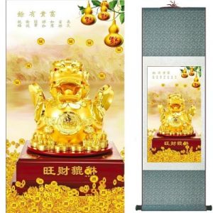Kakemono Pi Yao Arbre de la Fortune