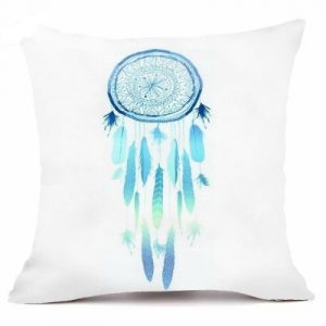 Housse de Coussin Attrape Rêves turquoise