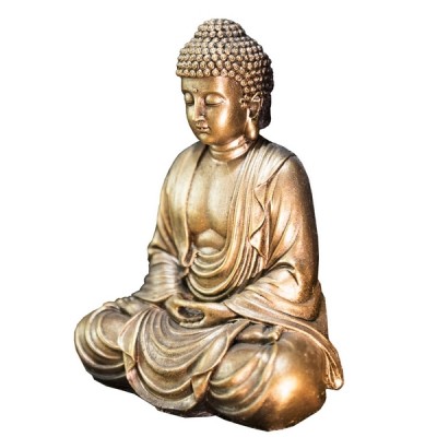 Statue Bouddha Méditation or – Image 2