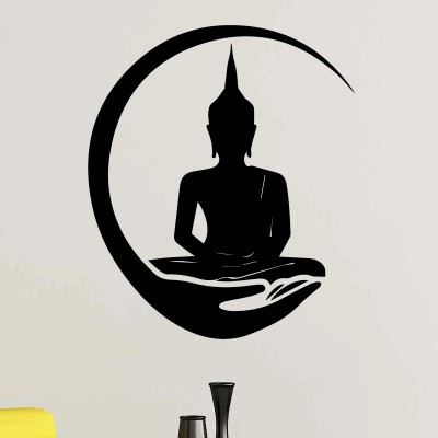 Grand Sticker Bouddha dans la Main de Bouddha