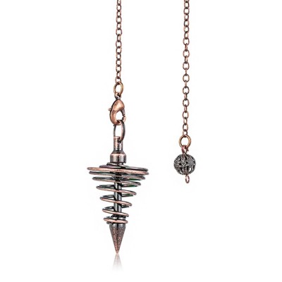 Pendule Radiesthésie Spirale bronze