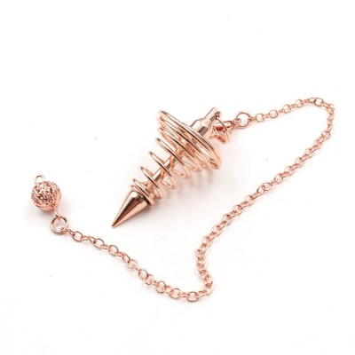 Pendule Radiesthésie Spirale rosé – Image 2