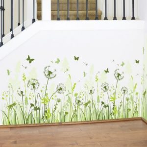 Sticker Frise Herbes vertes