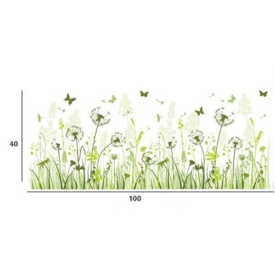 Sticker Frise Herbes vertes – Image 3