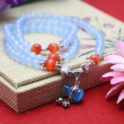Bracelet Wu lou en Opale bleue – Image 2