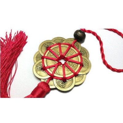 Talisman 12 Pièces de monnaie Lotus – Image 2