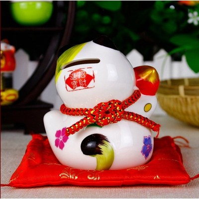 Statue Maneki Neko Wu Lou Tirelire – Image 2