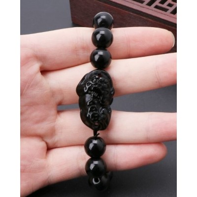 Bracelet Pi Yao en Obsidienne – Image 2