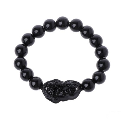 Bracelet Pi Yao en Obsidienne