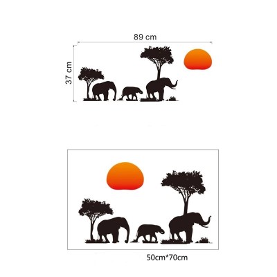 Sticker Famille Eléphants – Image 3