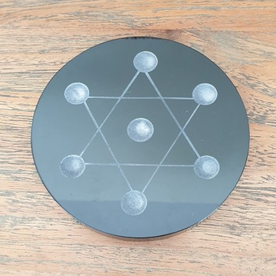 Grande Etoile Sacrée Obsidienne noire – Image 3