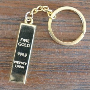 Porte Clés Lingots d'Or de la Prospérité