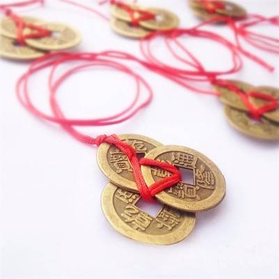 Talisman 3 pièces de monnaie chinoises – Image 3